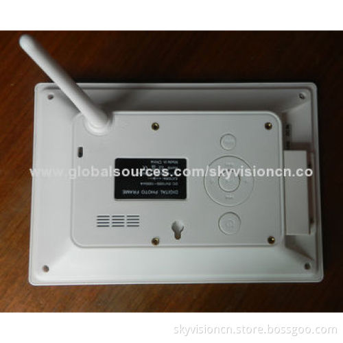 Digital photo frame with color-full panel with motion sensor